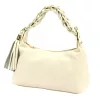  Dámska kožená kabelka cez rameno Luka 26-032 béžovej farby 27 x 17 x 12 cm