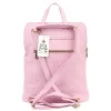  Dámsky batoh z hovädzej kože Luka 26-112 DOLLARO púdrovej farby 31 x 37 x 13 cm