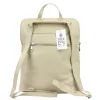  Dámsky béžový ruksak z hovädzej kože Luka 26-112 DOLLARO 31 x 37 x 13 cm