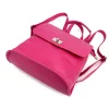  Dámsky batoh z hovädzej kože Luka 24-075 DOLLARO magenta 31 x 29 x 12 cm