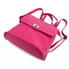   Dámsky batoh z hovädzej kože Luka 24-075 DOLLARO magenta 31 x 29 x 12 cm