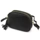 Luka 26-035 fekete női bőr oldaltáska 23 x 16 x 9 cm