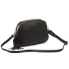 Luka 26-035 fekete női bőr oldaltáska 23 x 16 x 9 cm
