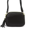 Luka 26-035 fekete női bőr oldaltáska 23 x 16 x 9 cm