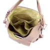  Dámska kožená kabelka Patrizia 19-001 ružovej farby 33 x 34 x 16 cm