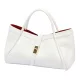  Dámska kožená kabelka Camilla PREMIUM 10.012 biela 36 x 22 x 18 cm
