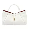  Dámska kožená kabelka Camilla PREMIUM 10.012 biela 36 x 22 x 18 cm