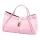  Dámska kožená kabelka Camilla PREMIUM 10.012 ružová 36 x 22 x 18 cm