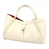  Dámska kožená kabelka Camilla PREMIUM 10.012 béžovej farby 36 x 22 x 18 cm