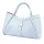 Dámska kožená kabelka Camilla PREMIUM 10.012 v svetlomodrej farbe 36 x 22 x 18 cm