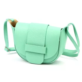   Luka 25-049 DOLLARO türkiz női bőr kézitáska 24 x 16 x 9 cm