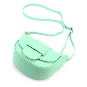   Luka 25-049 DOLLARO türkiz női bőr kézitáska 24 x 16 x 9 cm