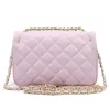 Luka 20-042 kožená, dámska crossbody kabelka levanduľovo fialovej farby 21,5 x 14 x 8,5 cm