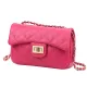  Kožená dámska purpurová crossbody kabelka Luka 20-042 21,5 x 14 x 8,5 cm