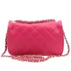  Kožená dámska purpurová crossbody kabelka Luka 20-042 21,5 x 14 x 8,5 cm