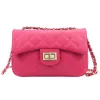  Kožená dámska purpurová crossbody kabelka Luka 20-042 21,5 x 14 x 8,5 cm