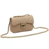 Luka 20-042 taupe női bőr kézitáska 21.5 x 14 x 8.5 cm