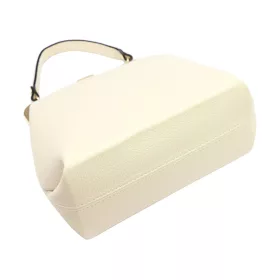    Dámska kožená kabelka Luka 24-024 béžovej farby s bočným popruhom 27 x 23 x 11 cm