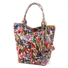   Luka 26-026 MOT rózsaszín női bőr kézitáska 40 x 35 x 18 cm