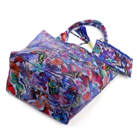 Luka 26-026 MOT bordó női bőr kézitáska 40 x 35 x 18 cm