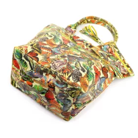 Luka 26-026 MOT sárga női bőr kézitáska 40 x 35 x 18 cm