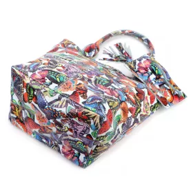 Luka 26-026 MOT kék női bőr kézitáska 40 x 35 x 18 cm