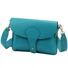   Luka 24-076 D DOLLARO INSTAGRAMKA (25-033) türkiz női bőr kézitáska 24 x 18 x 6 cm