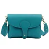 Luka 24-076 D DOLLARO INSTAGRAMKA (25-033) türkiz női bőr kézitáska 24 x 18 x 6 cm