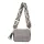  Dámska kožená crossbody kabelka EGO ES0223PS 270026WL v sivej farbe 15 x 21 x 7 cm