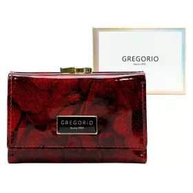 Gregorio FRL-117 piros női pénztárca 12 x 8 x 3 cm