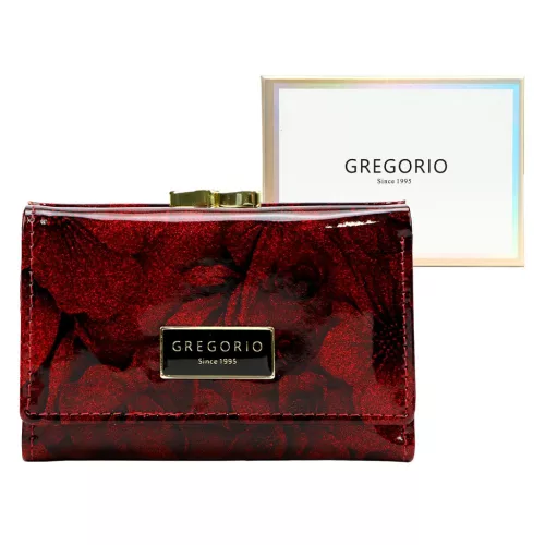 Gregorio FRL-117 piros női pénztárca 12 x 8 x 3 cm