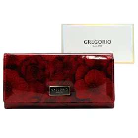 Gregorio FRL-121 piros női pénztárca 19 x 10 x 4 cm