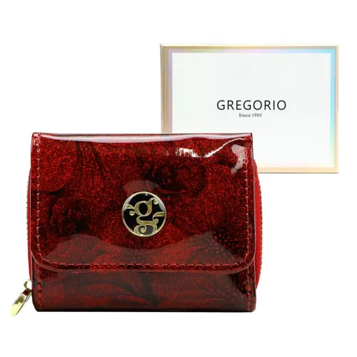 Gregorio FRL-128 piros női pénztárca 7 x 9.5 x 3 cm