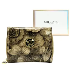  Dámska peňaženka Gregorio FRL-128 žltá 7 x 9,5 x 3 cm