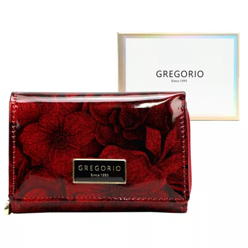 Gregorio FRL-129 piros női pénztárca 12 x 9 x 4 cm