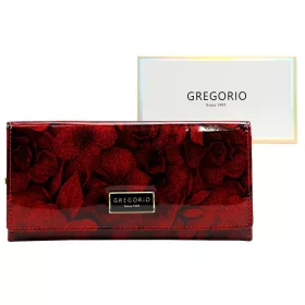 Gregorio FRL-131 piros női pénztárca 19 x 9.5 x 4 cm