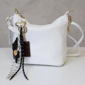   Luka 26-110 DOLLARO + CHOCO-HORSE fehér női bőr kézitáska