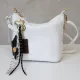 Luka 26-110 DOLLARO + CHOCO-HORSE fehér női bőr kézitáska