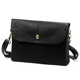   Luka 26-116 DOLLARO fekete női bőr kézitáska 20 x 14.5 x 4 cm