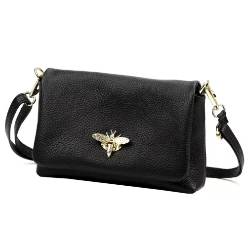 Luka 26-117 DOLLARO Bzzz fekete női bőr kézitáska 22 x 14 x 7 cm