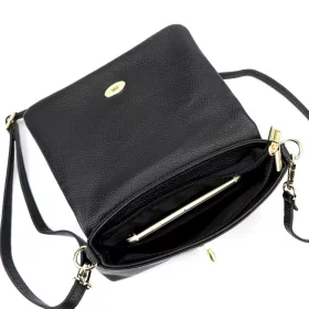   Luka 26-117 DOLLARO Bzzz fekete női bőr kézitáska 22 x 14 x 7 cm