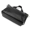  Dámska kožená kabelka Luka 26-119 DOLLARO čierna 47 x 25 x 16 cm