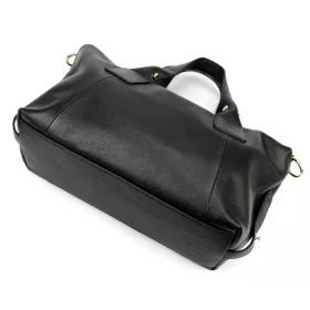    Dámska kožená kabelka Luka 26-119 DOLLARO čierna 47 x 25 x 16 cm