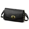 Luka 26-121 DOLLARO fekete női bőr kézitáska 30 x 16 x 12 cm