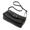 Luka 26-121 DOLLARO fekete női bőr kézitáska 30 x 16 x 12 cm