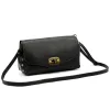 Luka 26-121 DOLLARO fekete női bőr kézitáska 30 x 16 x 12 cm