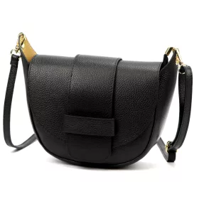   Luka 25-049 D DOLLARO fekete női bőr kézitáska 28 x 18 x 10 cm