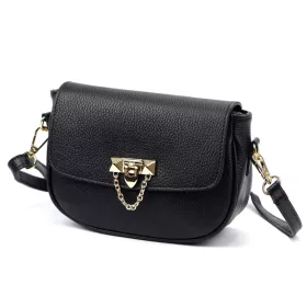   Luka 26-125 DOLLARO fekete női bőr kézitáska 22.5 x 14.5 x 9 cm