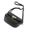 Luka 26-125 DOLLARO fekete női bőr kézitáska 22.5 x 14.5 x 9 cm