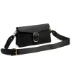 Luka 26-126 DOLLARO fekete női bőr kézitáska 26.5 x 14.5 x 10 cm